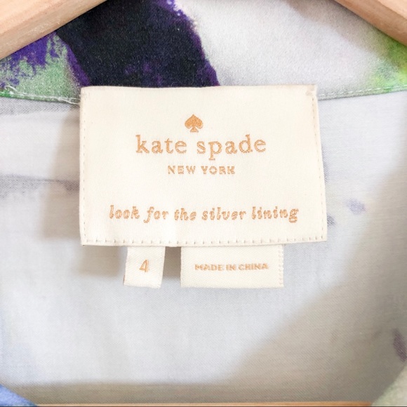 SOLD NWOT Kate Spade Carissa Watercolor Dress - Picture 6 of 7